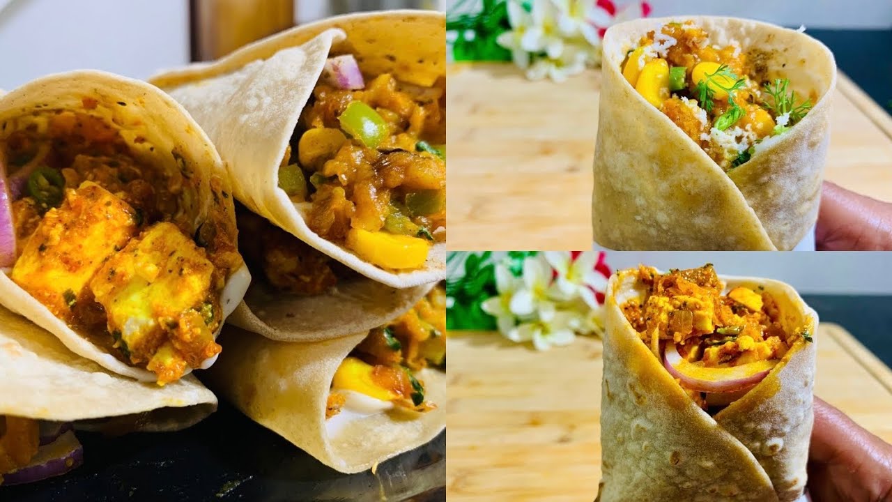 Paneer Frankie Recipe | Aloo Corn Frankie Recipe | Paneer Corn Roll  Recipe -Foodyfoss Kitchen