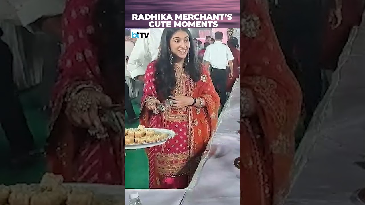 Radhika Merchant&rsquo;s Cute Interaction With Children During Anna Seva