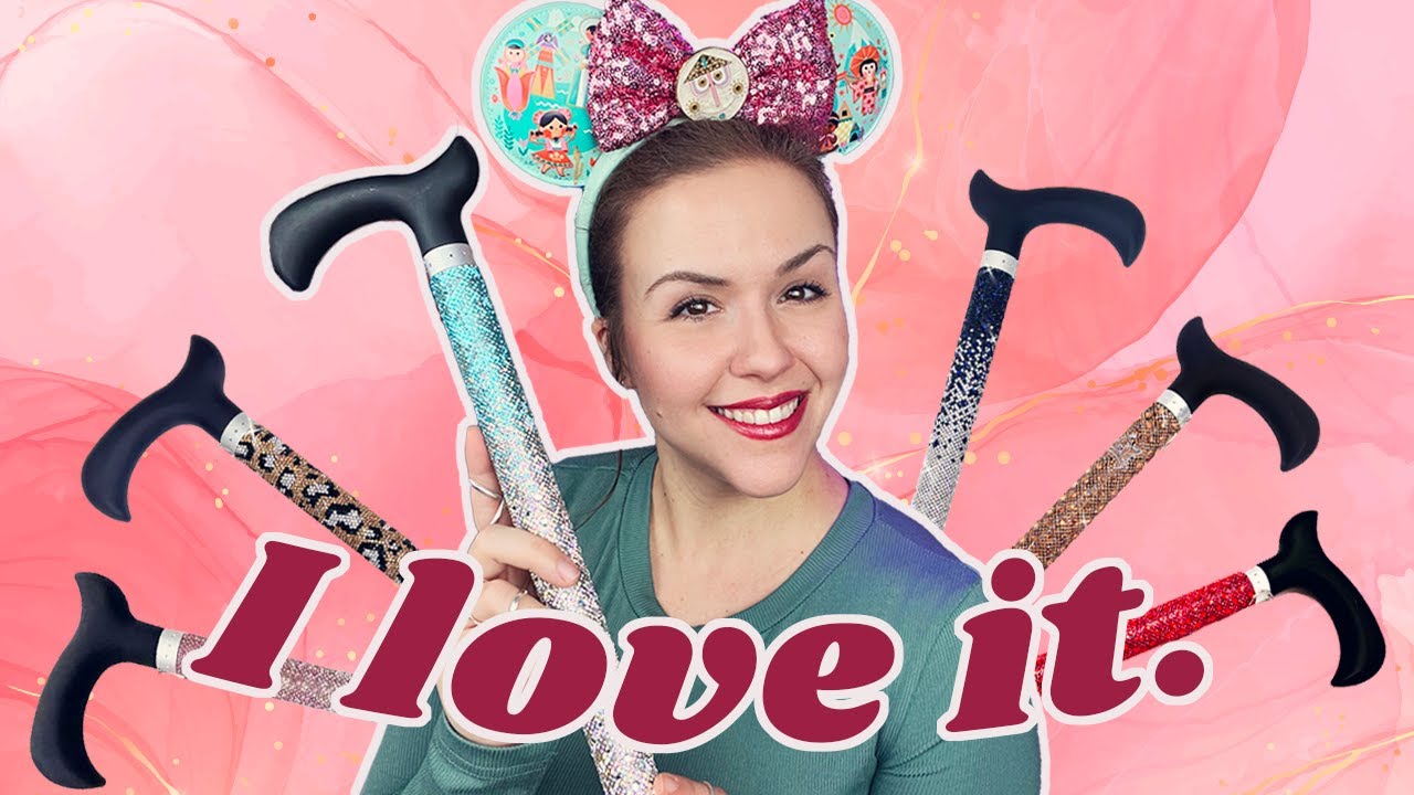 I started using a (SPARKLY) cane as a mobility aid. Here's why.