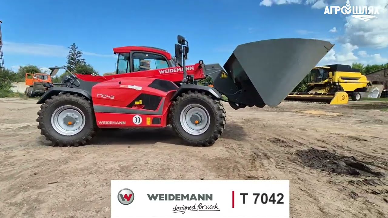 Демо тур телескопічного навантажувача WEIDEMANN 🔴T 7042 продовжується в Харківській області