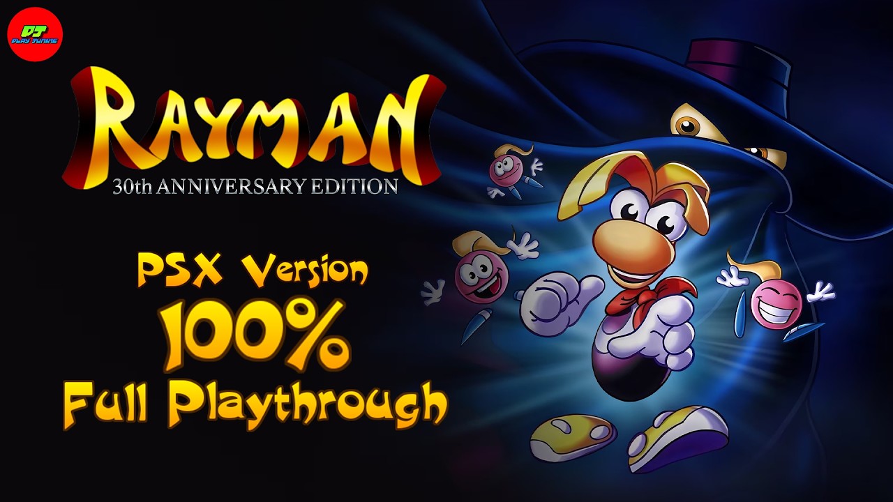 Rayman 30th Anniversary Edition: PS1 Version 100% Full Playthrough