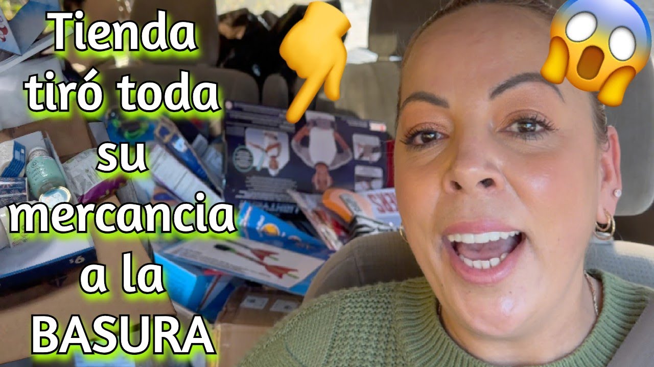 QUE LOCURA Tienda Tiró toda su mercancia a la BASURA esto me dejo en SHOCK😱😳🇺🇸#NoemyBLaSalvadoreña