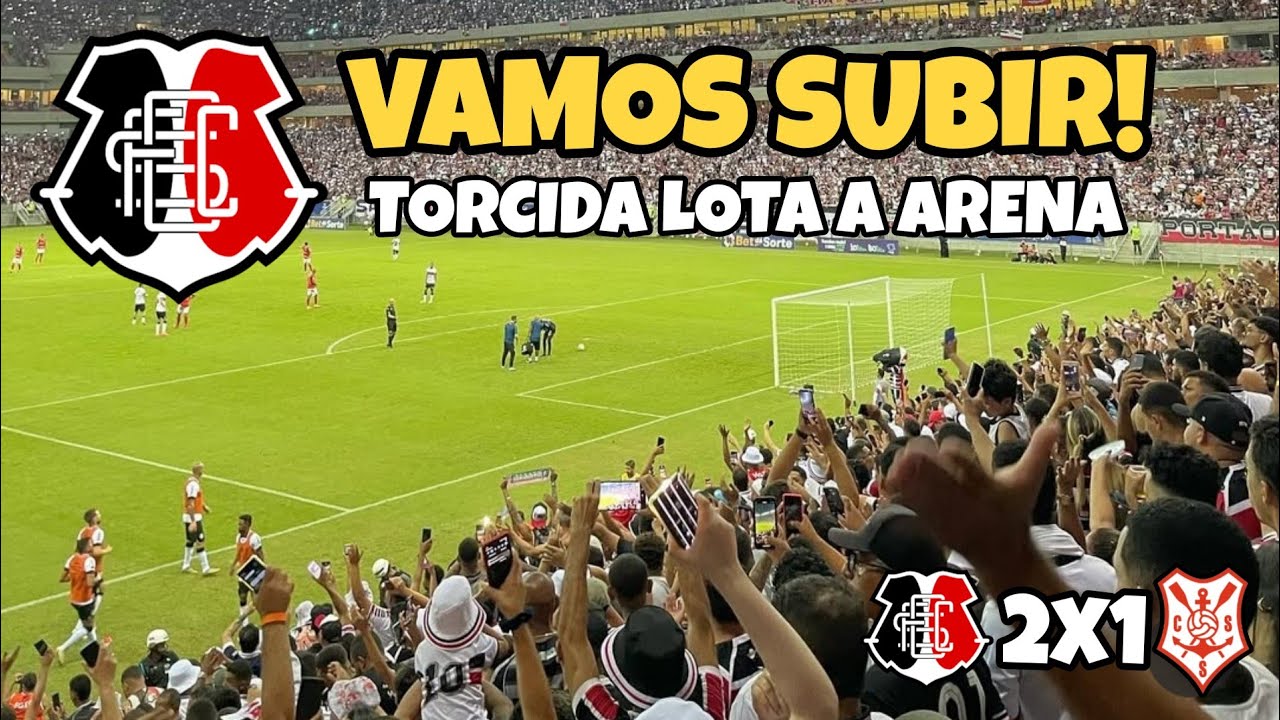 INCRÍVEL 😱 FESTA DE ARREPIAR DA TORCIDA DO SANTA CRUZ [lotou a arena]