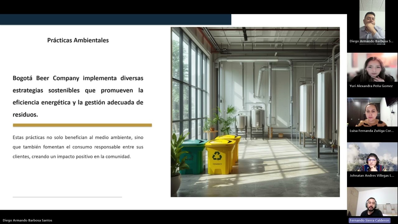 Reunión trabajo unidad 2  Gerencia Sostenibilidad -