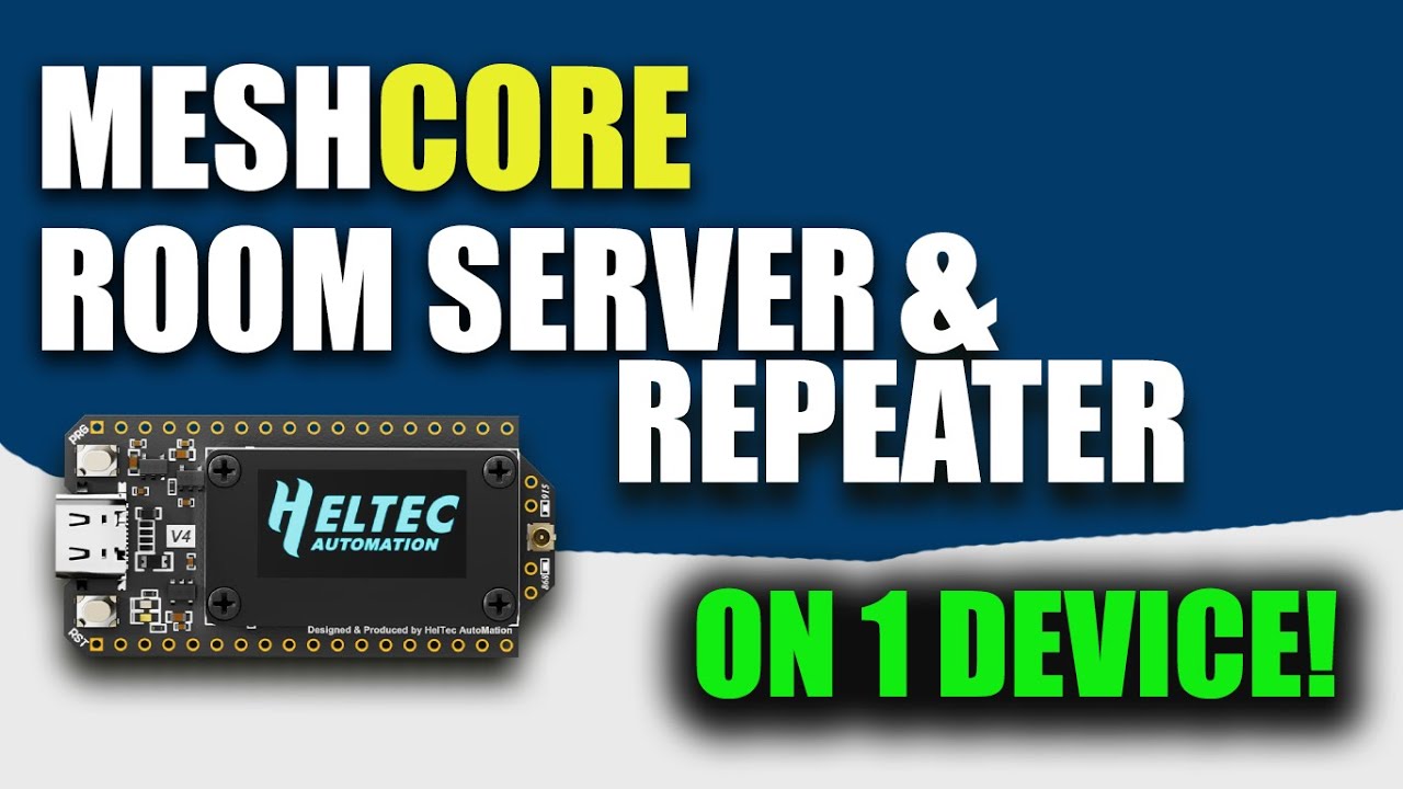 HOW TO FLASH A HELTEC MESHCORE REPEATER + ROOM SERVER -FULL SETUP  #Meshcore #heltecv4 #LoRaRepeater