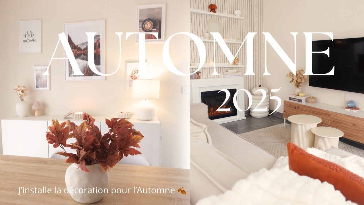DECORATION AUTOMNE 🍂 | J’installe ma déco d’Automne • Ambiance COCOONING à la maison ✨