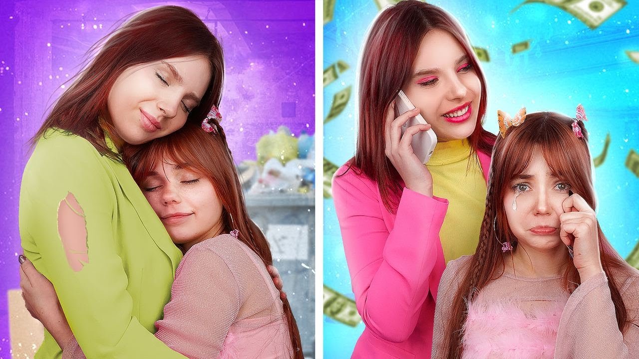 Rich Mom vs Poor Mom | I Was Adopted by New Family