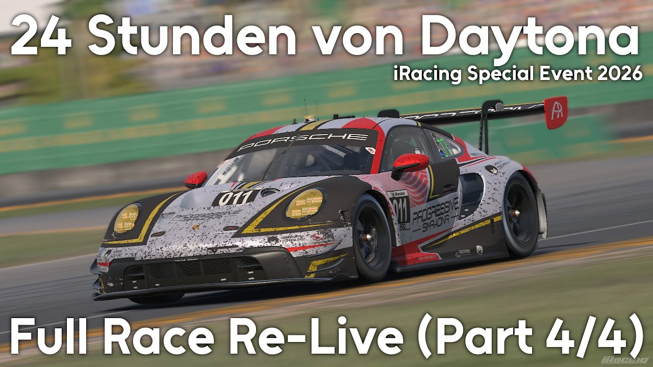 24h Daytona 2026 - Top-Split 7GMT - Progressive Simracing Alpha - Porsche 911 (992) GT3R - Part 4/4
