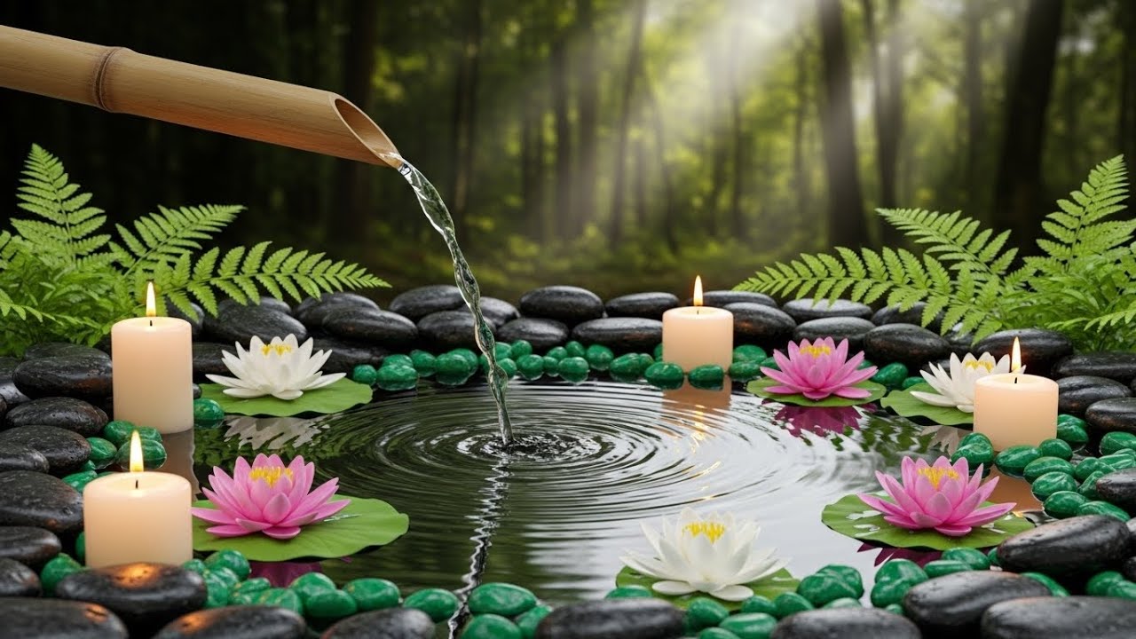Pure Water Sounds & Healing Music 🌿 Deep Relaxation & Mind Clarity