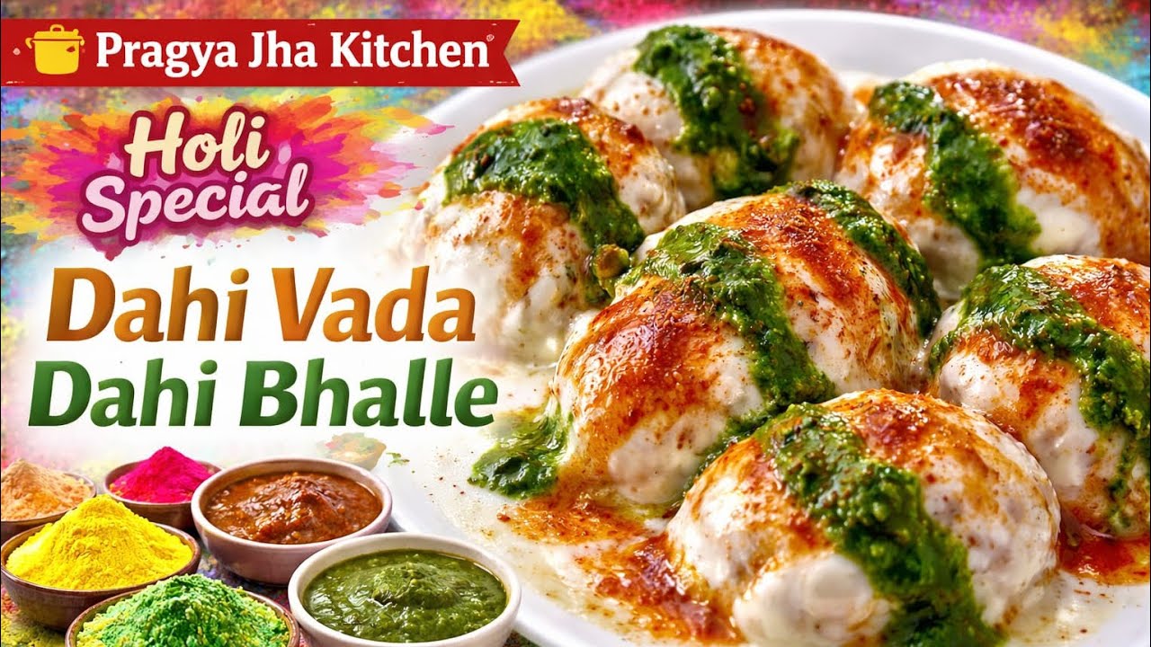 Holi special Dahi vada I Dahi bhalle I soft Dahi bhalle 