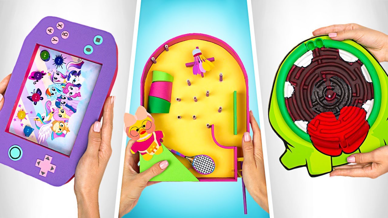 3 Ball-Puzzle-Spiele aus Pappe