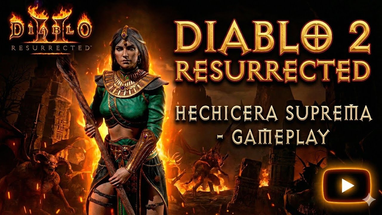 diablo 2 resurrected Hechicera Suprema