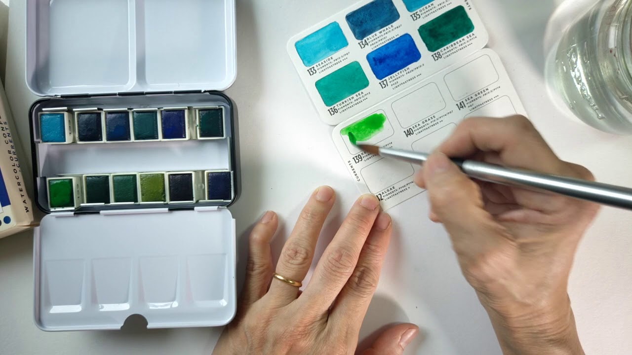 Watercolor Confections Currents Swatches