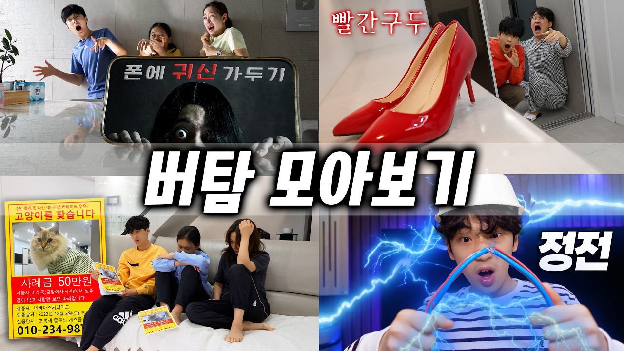 고양이가 가출했어요ㅠㅠ [버탐 모아보기] 휴대폰에 귀신이 찍혔어요! 우리집 전기선을 끊었어요! 빨간 구두 괴담...