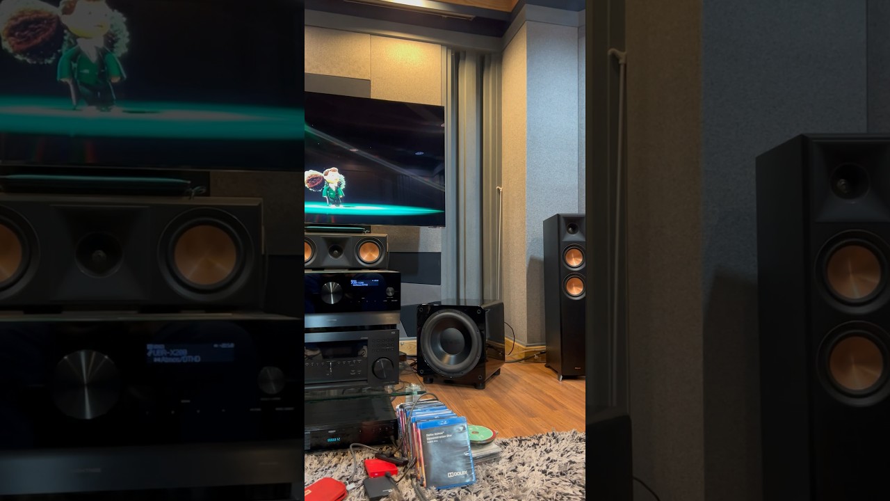 SVS SB-3000 + Klipsch + Yamaha RX-A4A #piyanas #SVS #Yamaha #Klipsch