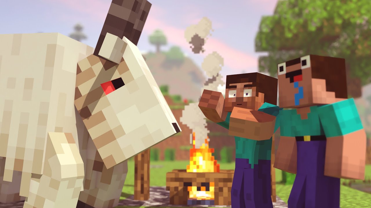 GIANT GOAT - Alex and Steve Life (Minecraft Amination)