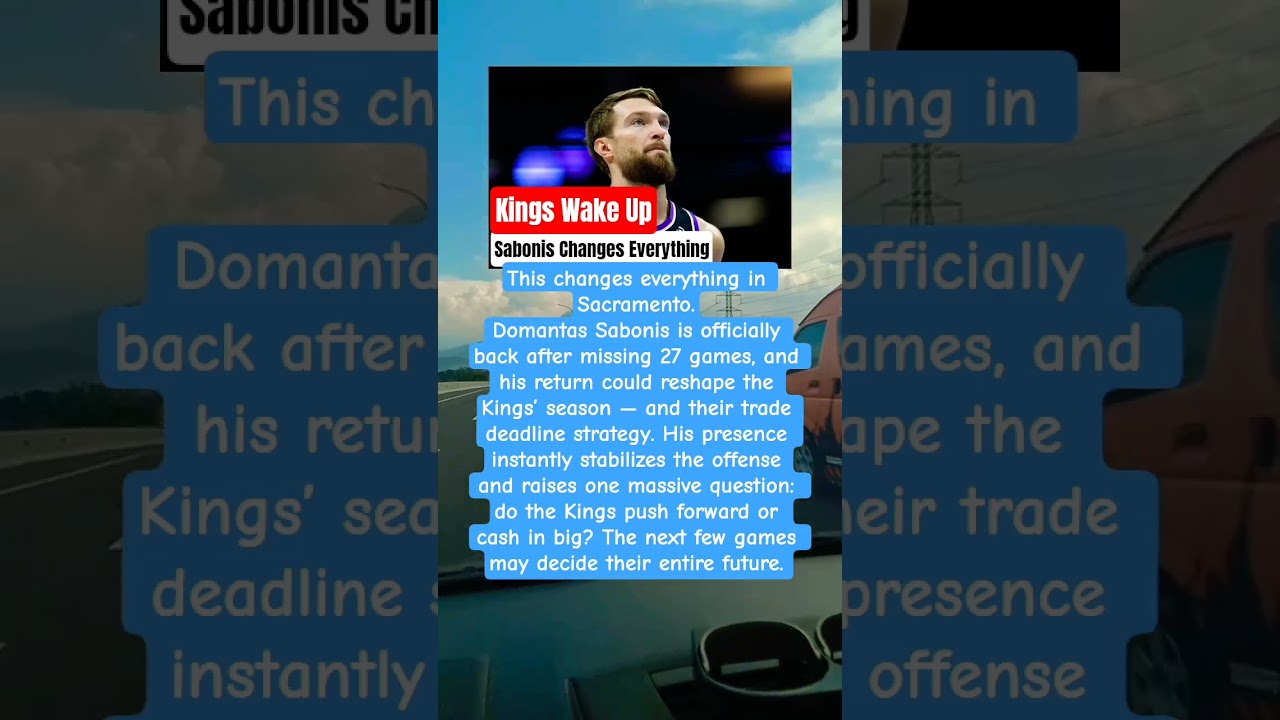 Domantas Sabonis return 