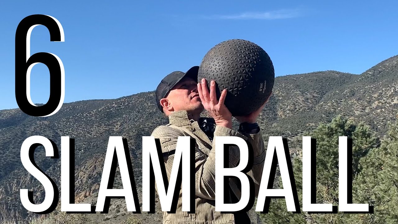 Slam Ball 6 - Standing Over Head Press - a workman's favorite
