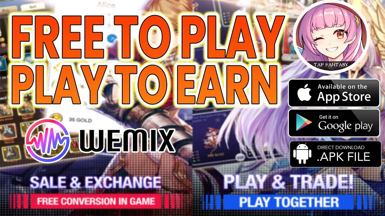 Tap Fantasy On Wemix - Free to Play , Play to Earn (Android , IOS)