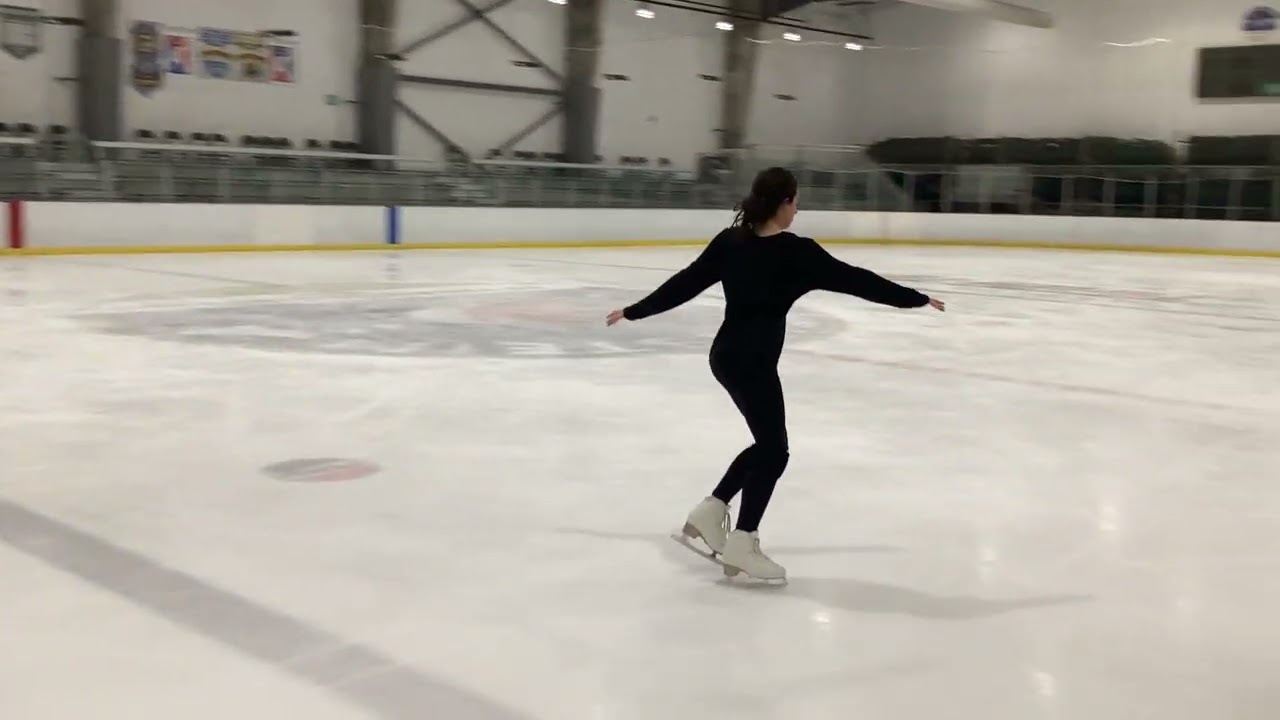 Hannah Clark Pre-Bronze Skating Skills Test - PASSED