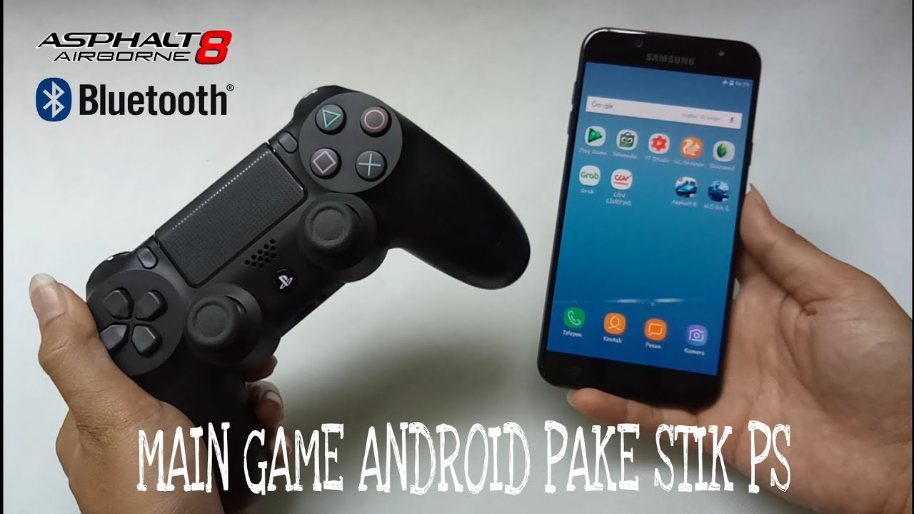 Cara Main Game Android Pake stik PS4