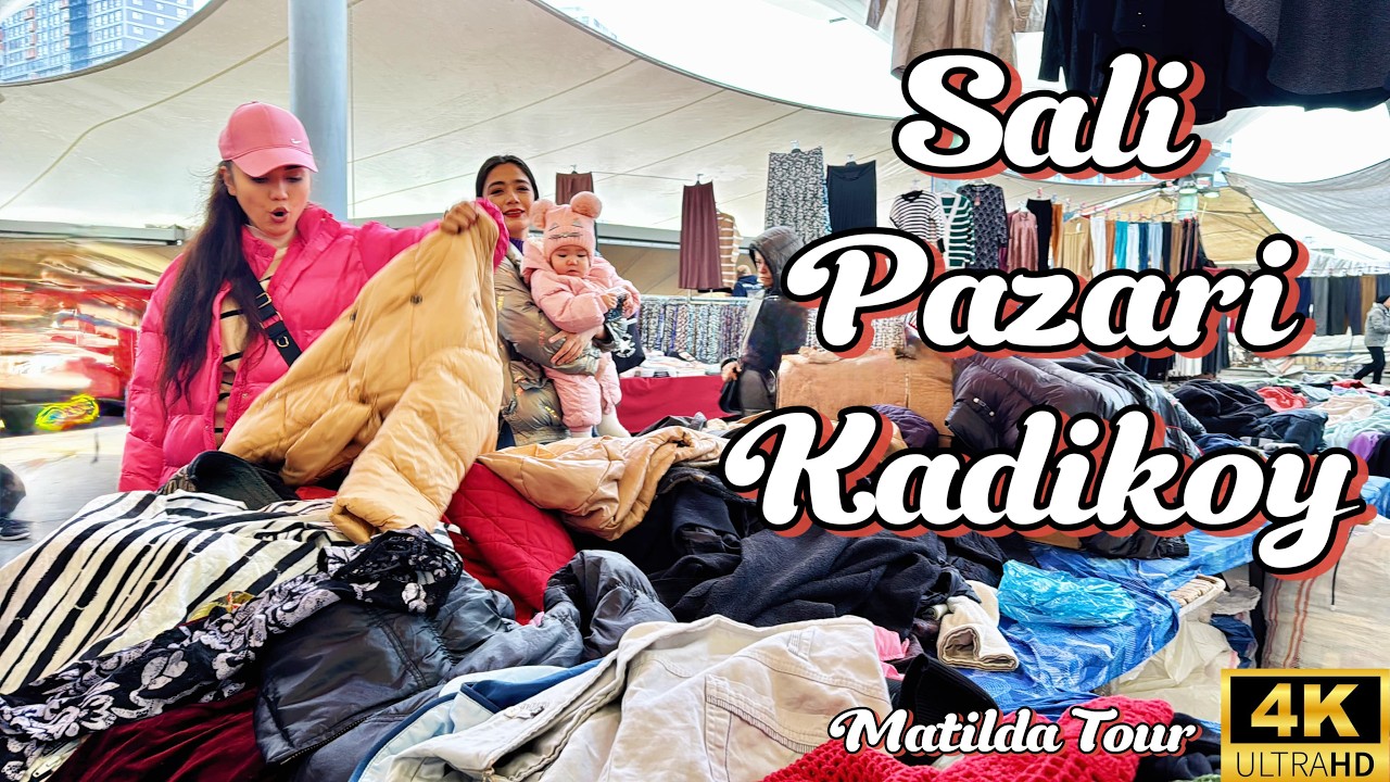Shop Like a Local: Bargain Hunting at Istanbul’s Kadıköy SALI PAZARI | Istanbul 4K 2025