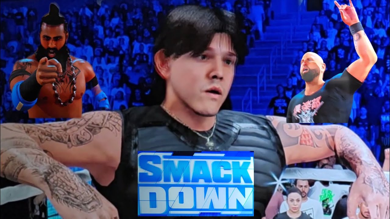 FRIDAY NIGHT SMACKDOWN! US TITLE #1 CONTENDER MATCH.CAN DIRTY DOM CHEAT HIS WAY TO VICTORY???