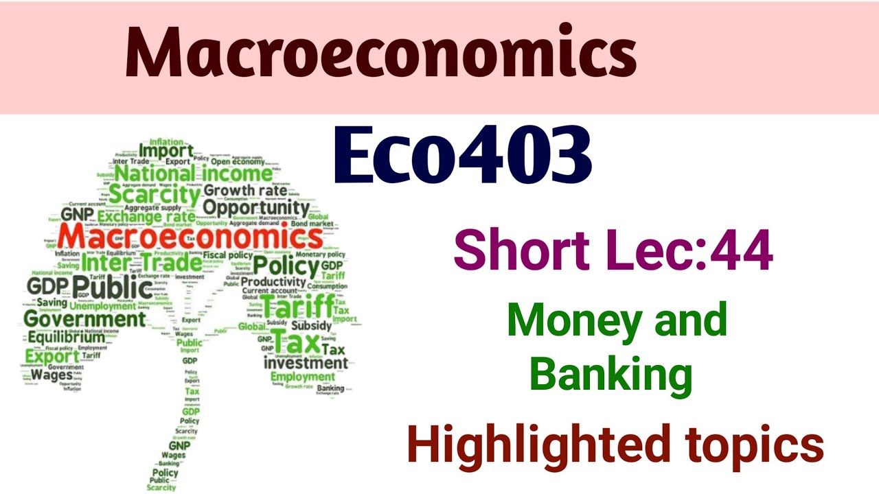 Eco403 short lecture:44 | Eco403 lesson:44 | learn with Mdm | best short lectures |