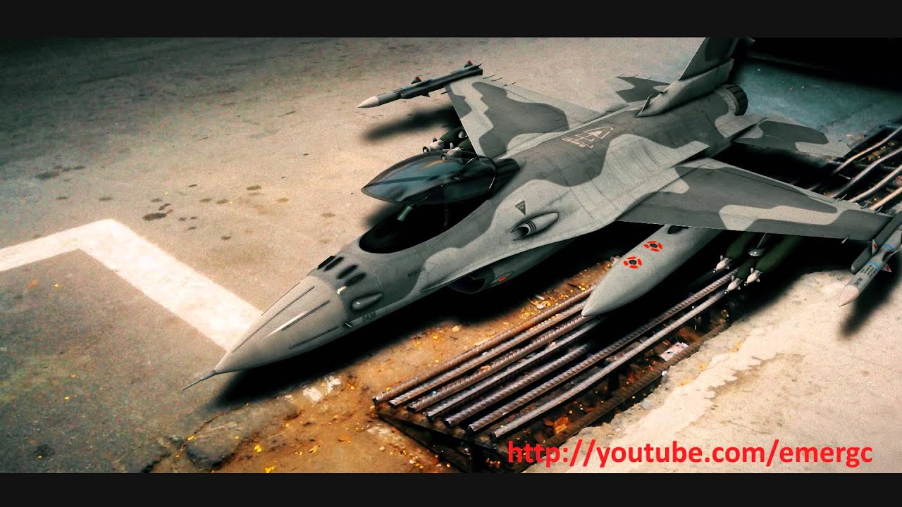 Giant Toy Aircraft  - Composited Video