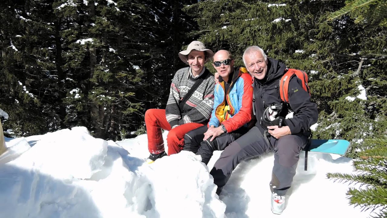 Freeride skiing at Popova Sapka, Macedonia