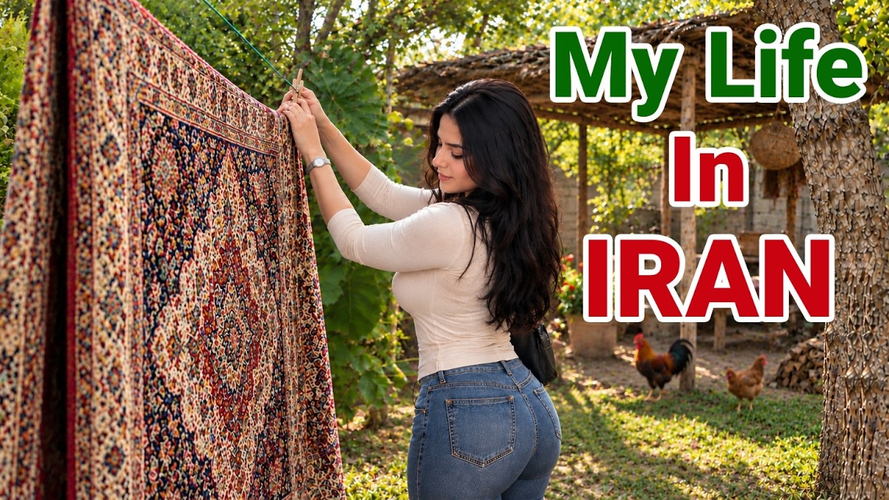 Living alone in an Iranian village 🇮🇷 No marriage, No child + IRAN Village Life