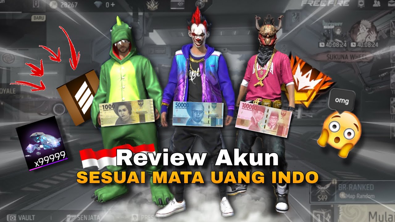 REVIEW AKUN EPEP SESUAI NOMINAL MATA UANG INDO🇮🇩 DARI Rp.1000 SAMPAI Rp.100.000 !!! Part2