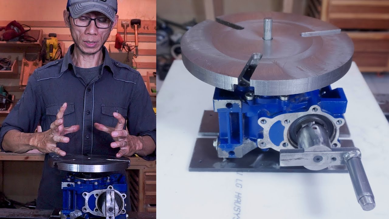 MAKING A ROTARY TABLE FOR A MILLING MACHINE