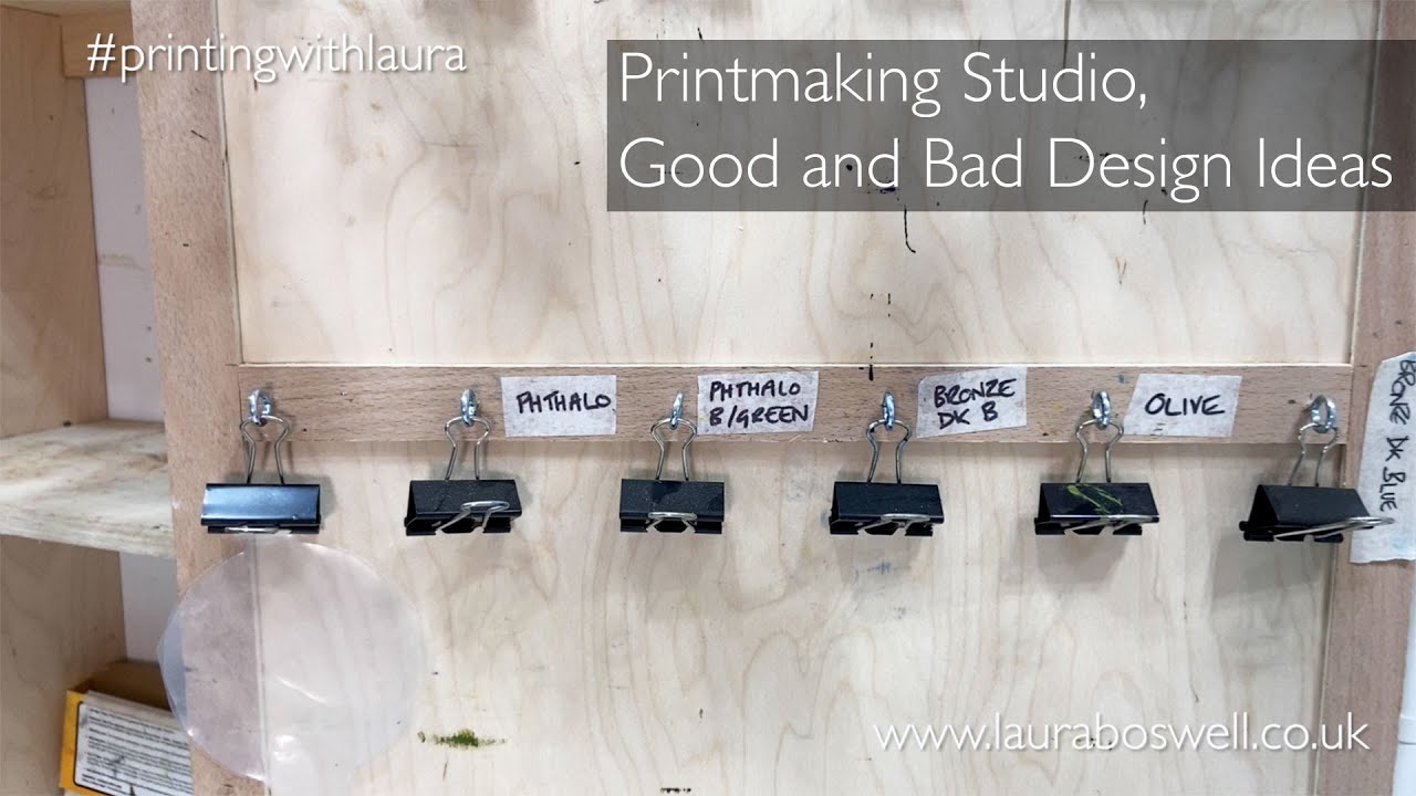 Printmaking Studio, Good and Bad Design Ideas