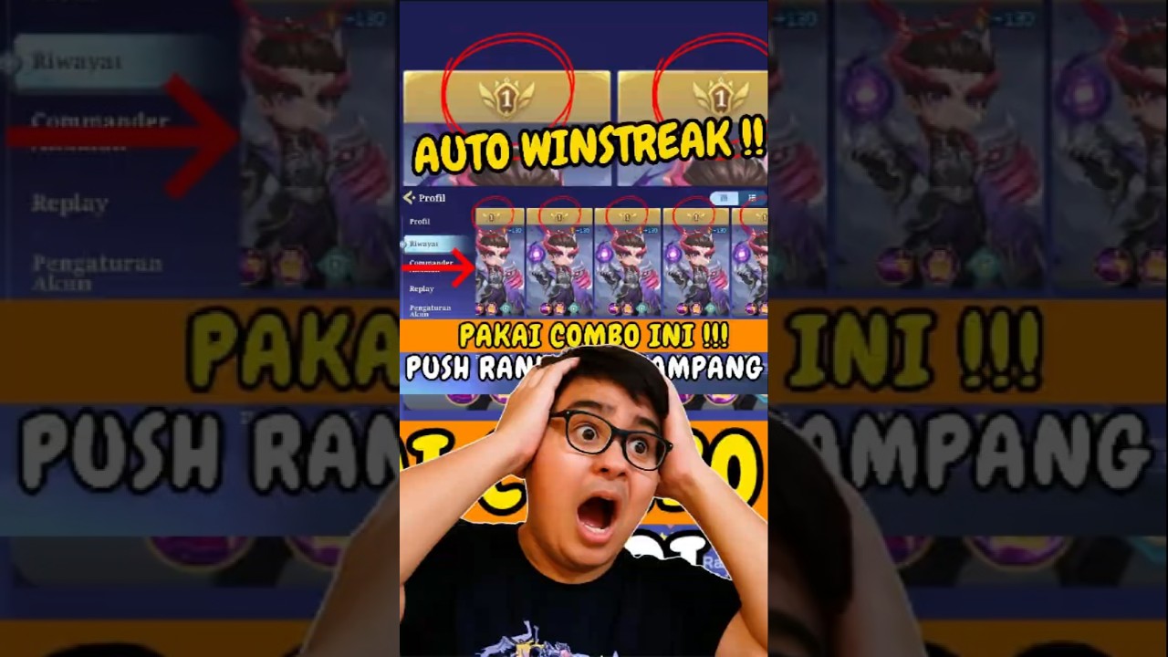 AUTO WINSTREAK PAKAI COMBO INI 