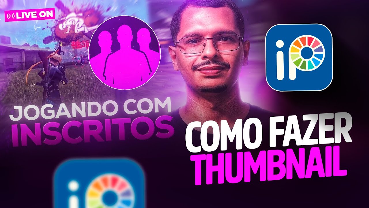 COMO FAZER Thumbnail Gamer PELO CELULAR no Ibis Paint X