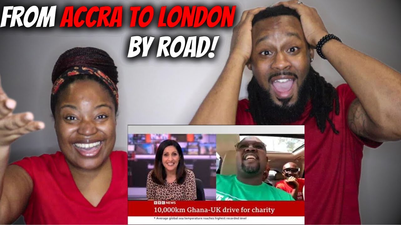 🇬🇭 WOULD YOU TRAVEL FROM ACCRA,GHANA TO LONDON,ENGLAND BY ROAD FOR THIS?! American Couple Reacts
