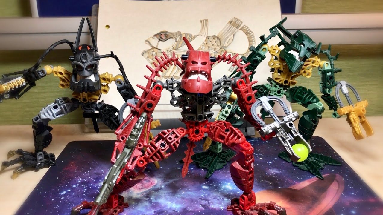 ОБЗОР НА ЛЕГО БИОНИКЛ ПИРАКИ - ХАКАНН, ЗАКТАН, РЕЙДАК - LEGO BIONICLE G1