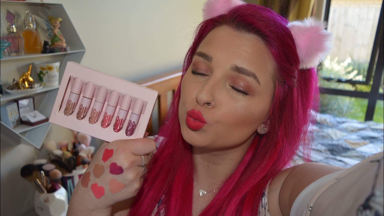 Hot Or Not? Velvet Mini Liquid Lipsticks | Kylie Birthday Edition | Cerise1307 |