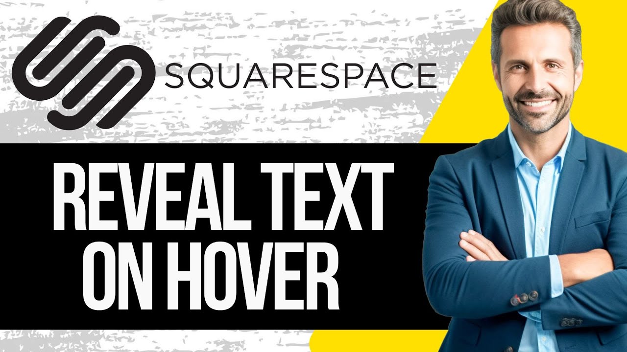 How To Reveal Text on Hover Image in Squarespace