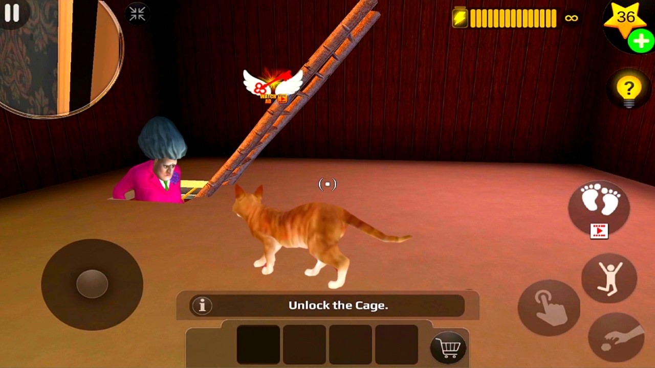 Scary Teacher 3D: The ATTIC INFILTRATION Cat Rescue!