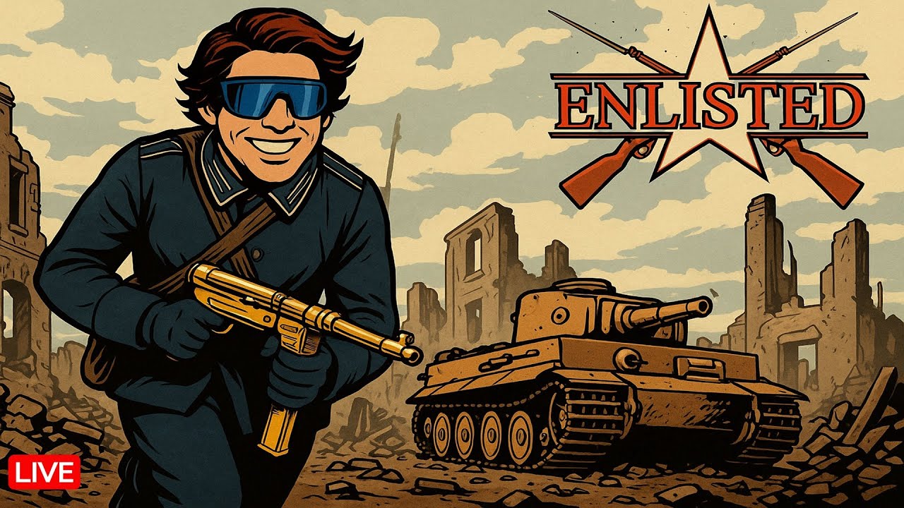 🔵 LIVE VERTICAL | ENLISTED | MORTAR TIME!🔝