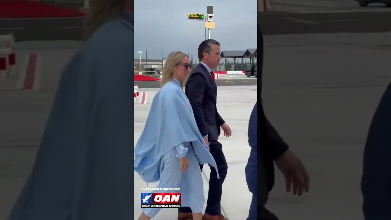 Secretary of War Pete Hegseth and his family are wheels-up for Caen, France,