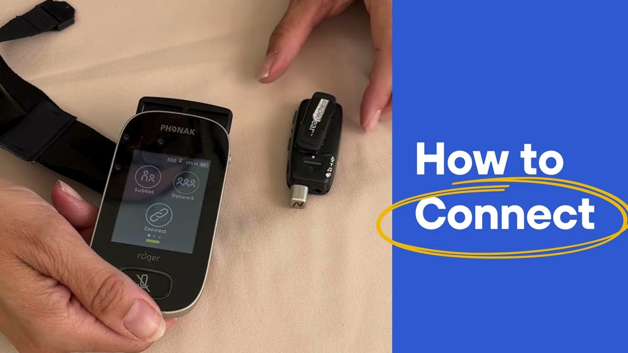 How to Connect a Multi Mic to a Phonak Touchscreen