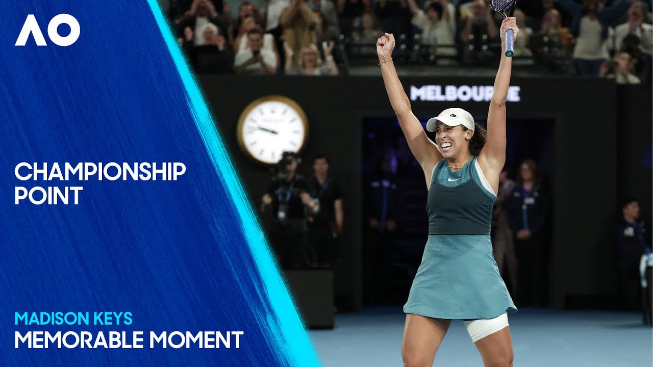 Madison Keys Wins Her First Grand Slam Title! | Championship Point | Australian Open 2025