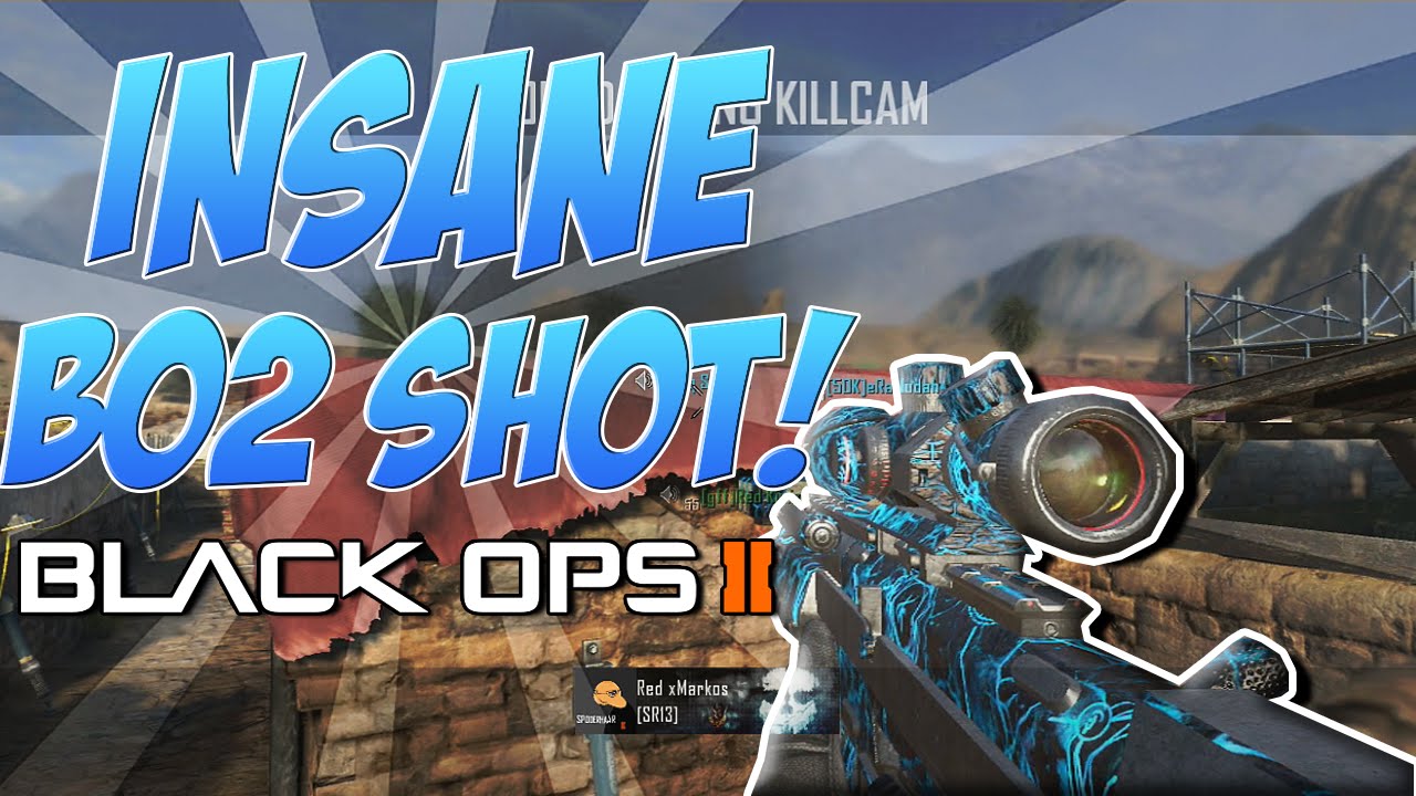 INSANE BO2 KILLCAM! (Black Ops 2 SND Trickshotting)