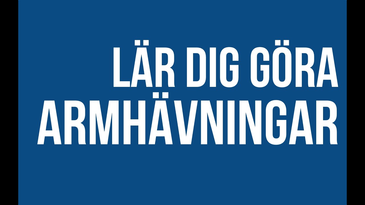 Armhävning