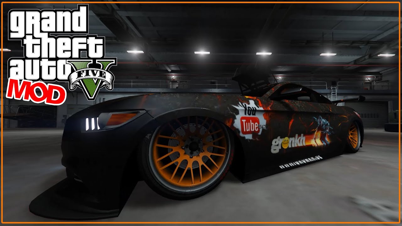 GTA 5 #04 - GronkhDE Ford Mustang 2015 Skin [PC]  +Downlaod