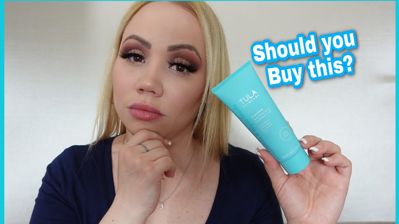*New* Tula So Poreless Deep Exfoliating Scrub Review (Oily Acne prone skin) 2021
