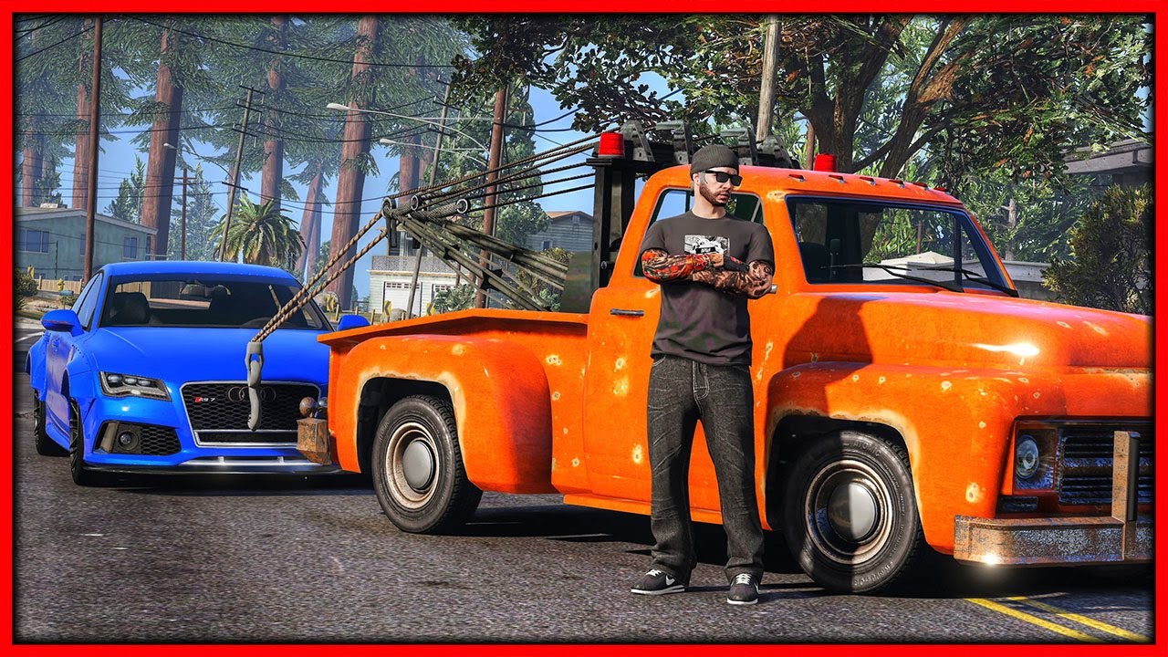 GTA 5 Roleplay - STEALING CARS WITH TOW TRUCK | RedlineRP #957